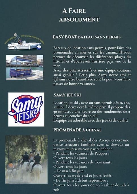 Appartement Palavas Les Flots T2 + Parking Prive Bagian luar foto